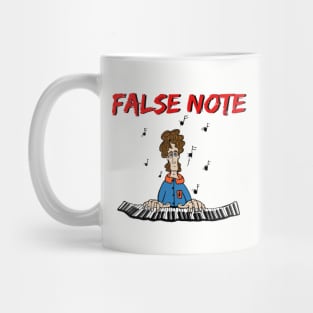 False Note... Piano. Mug